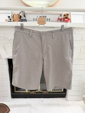 Rye by Hawker Rye Flat Front Light Grey Sport / Golf Shorts
